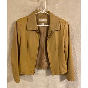 Tan Leather Preston & York Jacket